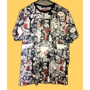 Fresh Prints of Tokyo By Drill Clothing Co Graphic T-Shirt Size  L Japanese